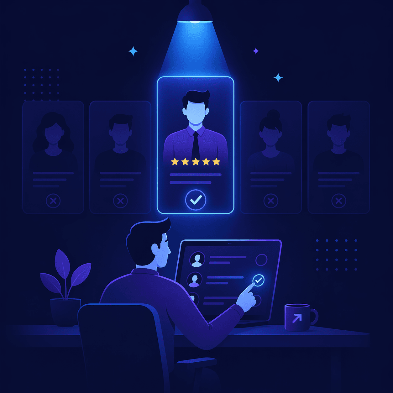 Accelerate Skills Lab hiring funnel overview